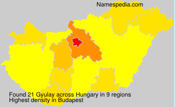 Surname Gyulay in Hungary Surname Gyulay in Hungary