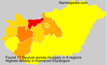 Surname Gyurusi in Hungary Surname Gyurusi in Hungary