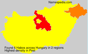 Surname Habos in Hungary Surname Habos in Hungary