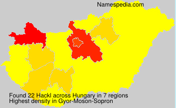 Surname Hackl in Hungary Surname Hackl in Hungary