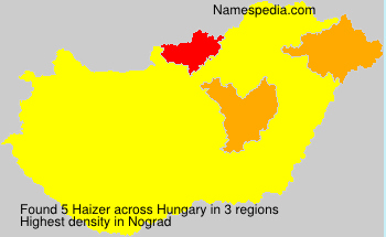 Surname Haizer in Hungary Surname Haizer in Hungary