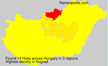 Surname Halaj in Hungary Surname Halaj in Hungary