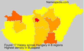Surname Halasy in Hungary Surname Halasy in Hungary