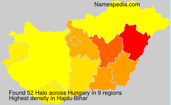 Surname Halo in Hungary Surname Halo in Hungary