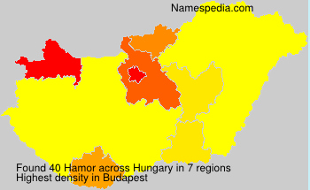 Surname Hamor in Hungary Surname Hamor in Hungary