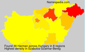 Surname Harman in Hungary Surname Harman in Hungary