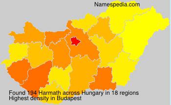 Surname Harmath in Hungary Surname Harmath in Hungary