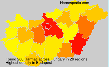 Surname Harmati in Hungary Surname Harmati in Hungary