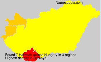 Surname Harmuth in Hungary Surname Harmuth in Hungary