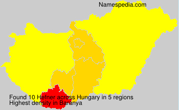 Surname Hefner in Hungary Surname Hefner in Hungary
