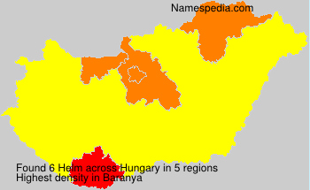 Surname Helm in Hungary Surname Helm in Hungary