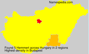 Surname Hemmert in Hungary Surname Hemmert in Hungary