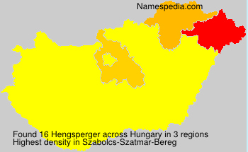 Surname Hengsperger in Hungary Surname Hengsperger in Hungary