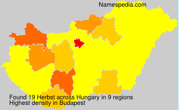 Surname Herbst in Hungary Surname Herbst in Hungary