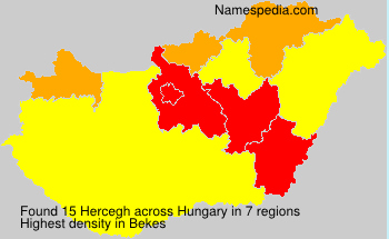 Surname Hercegh in Hungary Surname Hercegh in Hungary