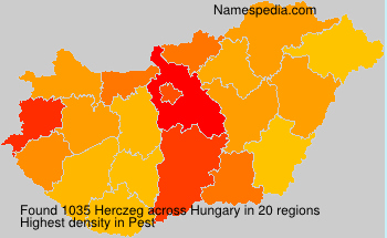 Surname Herczeg in Hungary Surname Herczeg in Hungary