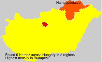 Surname Heresz in Hungary Surname Heresz in Hungary