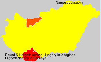 Surname Hergeth in Hungary Surname Hergeth in Hungary