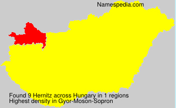 Surname Hernitz in Hungary Surname Hernitz in Hungary