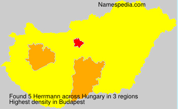 Surname Herrmann in Hungary Surname Herrmann in Hungary