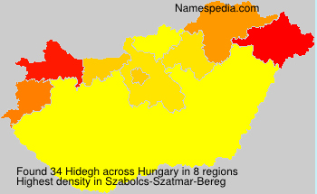 Surname Hidegh in Hungary Surname Hidegh in Hungary
