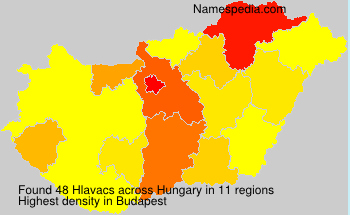 Surname Hlavacs in Hungary Surname Hlavacs in Hungary