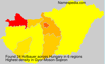 Surname Hofbauer in Hungary Surname Hofbauer in Hungary