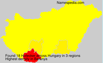 Surname Hofecker in Hungary Surname Hofecker in Hungary