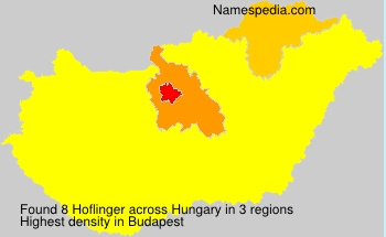 Surname Hoflinger in Hungary Surname Hoflinger in Hungary