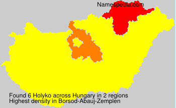 Surname Holyko in Hungary Surname Holyko in Hungary
