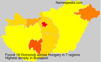 Surname Homorodi in Hungary Surname Homorodi in Hungary