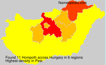 Surname Hompoth in Hungary Surname Hompoth in Hungary