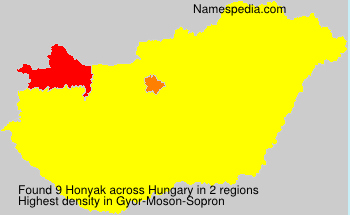 Surname Honyak in Hungary Surname Honyak in Hungary