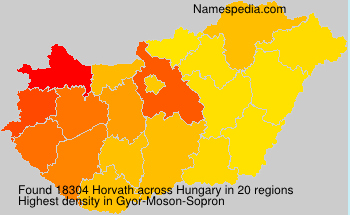 Surname Horvath in Hungary Surname Horvath in Hungary