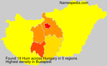 Surname Hum in Hungary Surname Hum in Hungary