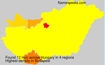 Surname Hun in Hungary Surname Hun in Hungary