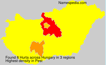 Surname Hurta in Hungary Surname Hurta in Hungary
