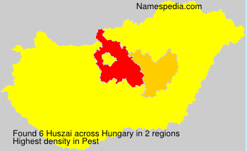 Surname Huszai in Hungary Surname Huszai in Hungary