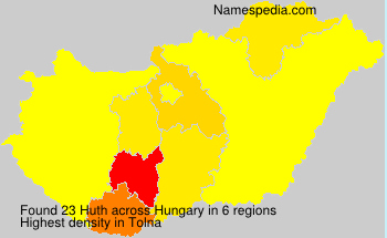Surname Huth in Hungary Surname Huth in Hungary