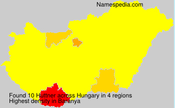 Surname Huttner in Hungary Surname Huttner in Hungary