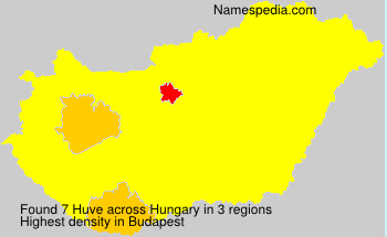 Surname Huve in Hungary Surname Huve in Hungary
