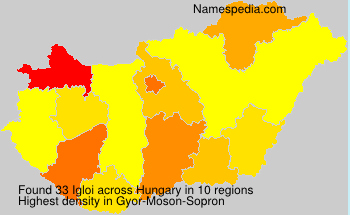 Surname Igloi in Hungary Surname Igloi in Hungary