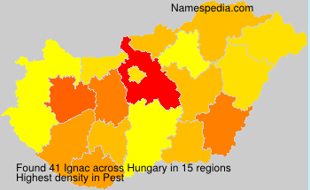 Surname Ignac in Hungary Surname Ignac in Hungary
