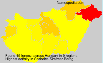 Surname Igneczi in Hungary Surname Igneczi in Hungary