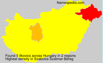 Surname Ilkovics in Hungary Surname Ilkovics in Hungary