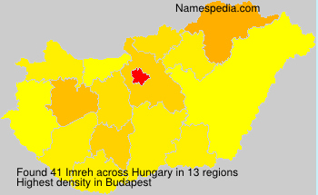Surname Imreh in Hungary Surname Imreh in Hungary