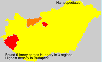 Surname Imrey in Hungary Surname Imrey in Hungary