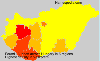 Surname Inhoff in Hungary Surname Inhoff in Hungary