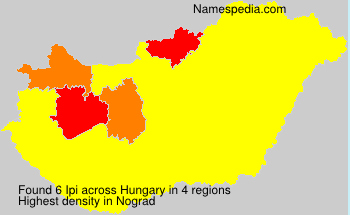 Surname Ipi in Hungary Surname Ipi in Hungary