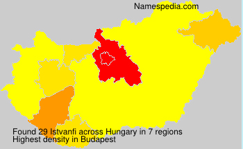 Surname Istvanfi in Hungary Surname Istvanfi in Hungary